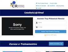 Tablet Screenshot of crcommerce.com.br